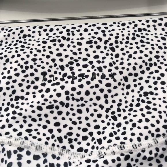 ALL FENIX x ANTHROPOLOGIE Montana High Rise Legging XS White Black Dots Spots - Picture 5 of 8
